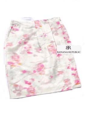 Banana Republic Silky Wrap Pencil Skirt With Pockets Size 6